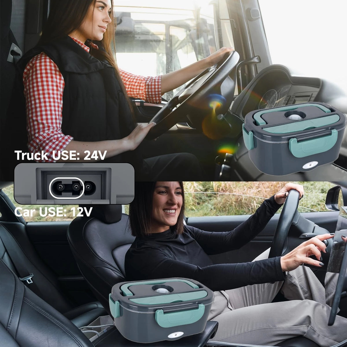 Electric Lunch Box Adults-60w Fast Heatedlunch Box Men&Women