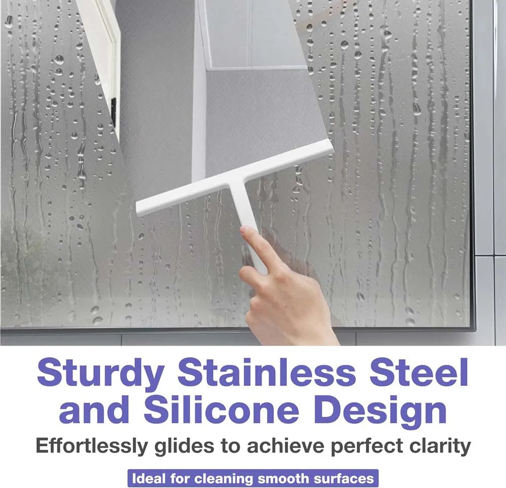 Shower Squeegee Cleaner Glass Door Shower Wall Scraper