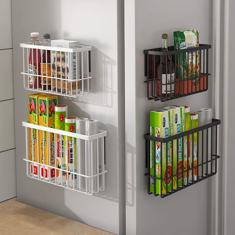 Multi-Function Magnetic Fridge Storage Rack Magnetic Paper Towel