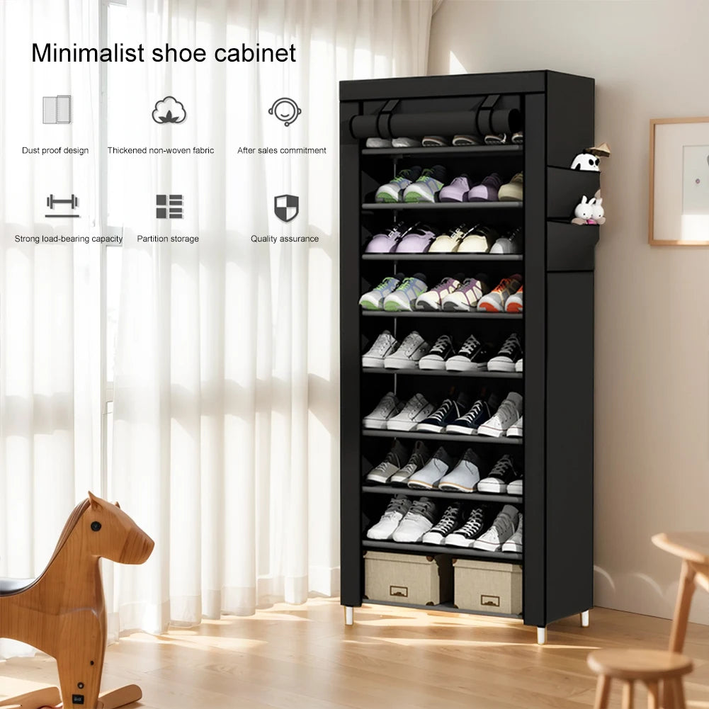 10 Layers Shoes Cabinet Cover Dustproof Shoes Storage