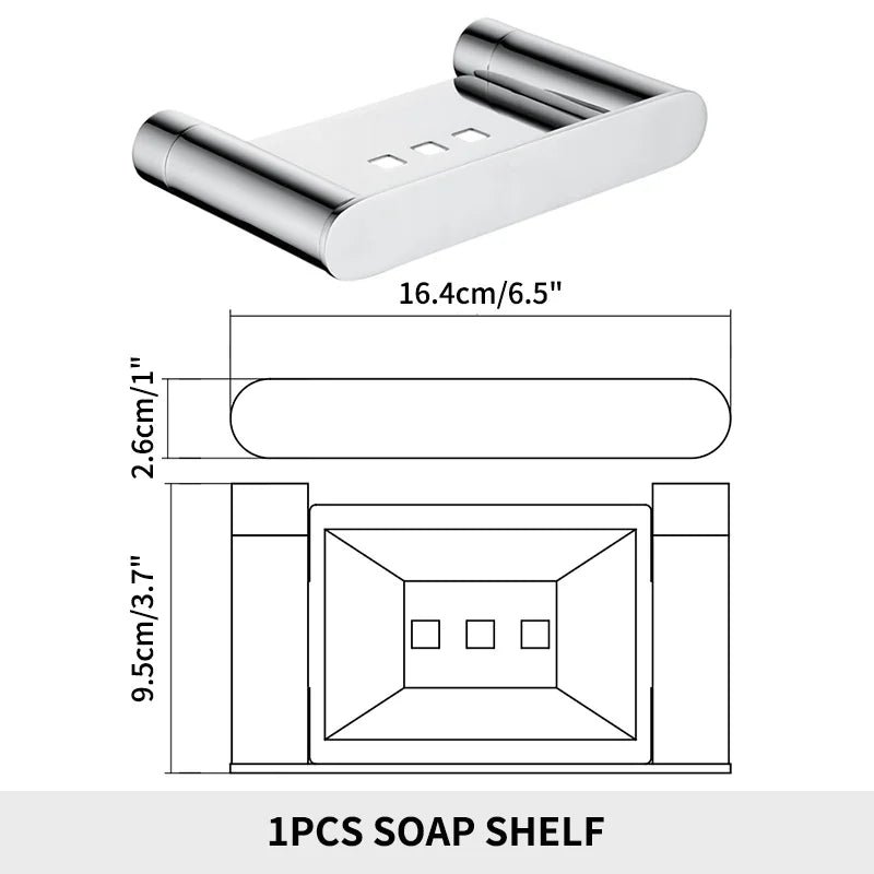 Oval Bathroom Wall Mounted Towel Rack Paper Holder