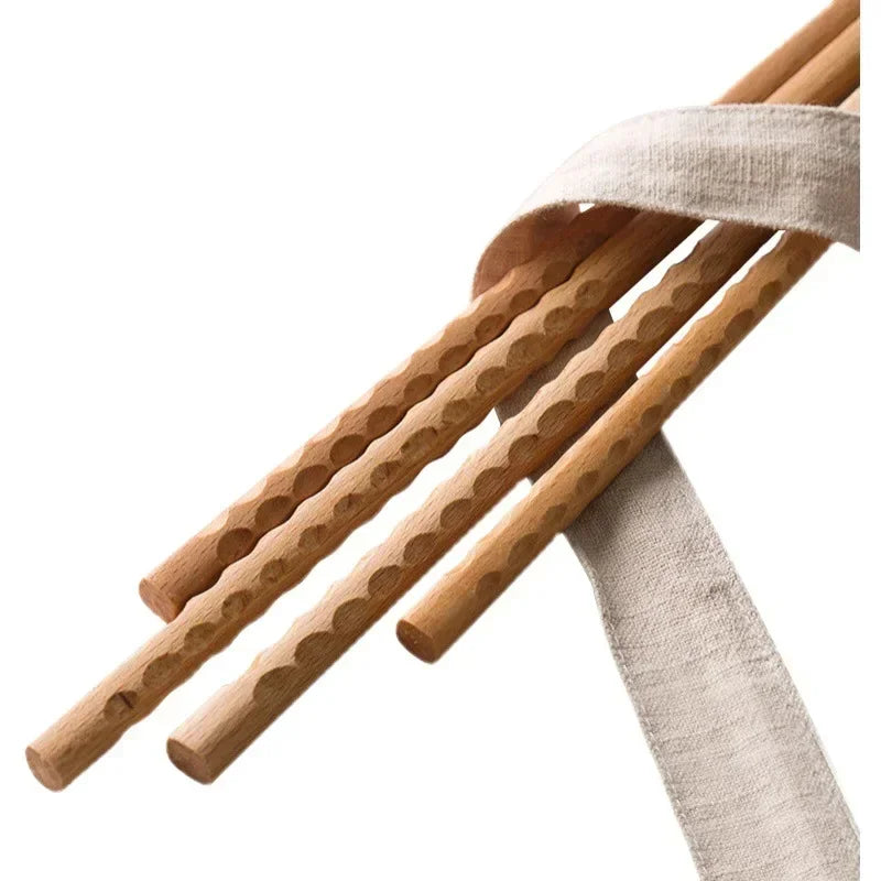 Japanese Extra Long Wooden Chopsticks Polished Beech Wood