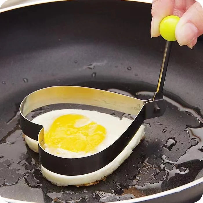 5pcs Stainless Steel Fried Egg Mold Heart Pancake