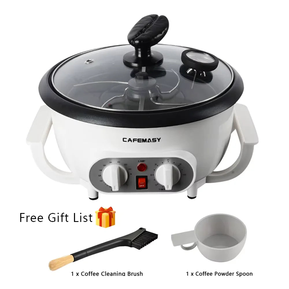 Cafemasy 110v/220v Electric Coffee Roaster Nut Peanut Beans