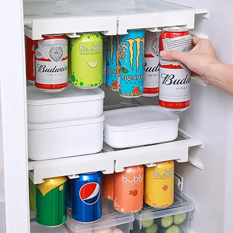 Refrigerator Storage Box Organizer Can Space-Saving Organizer Can