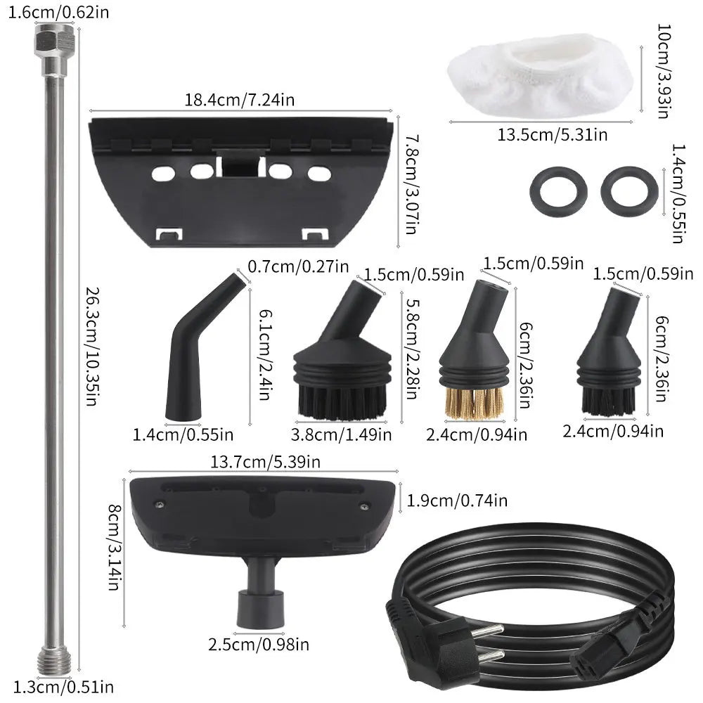 High-Temperature Steam Cleaner 2800w Heavy-Duty Grease & Range