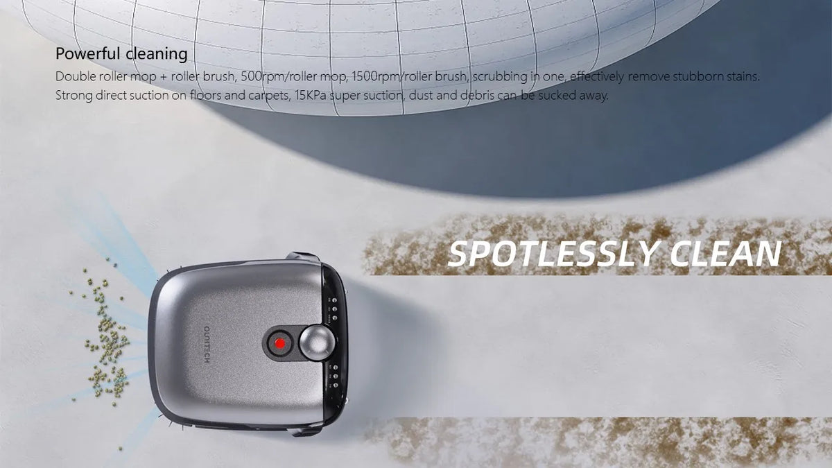 Ounitech Q3-G Commercial Floor Cleaning Robot 3-In-1 Sweep