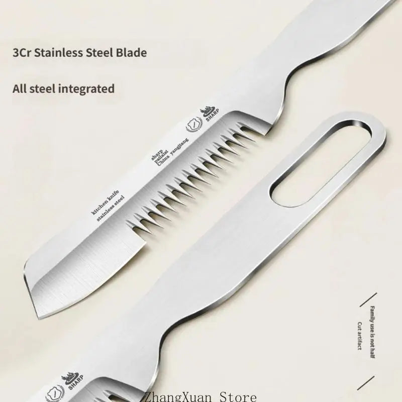 Practical Slicer Stainless Steels Blade Professional Scallion