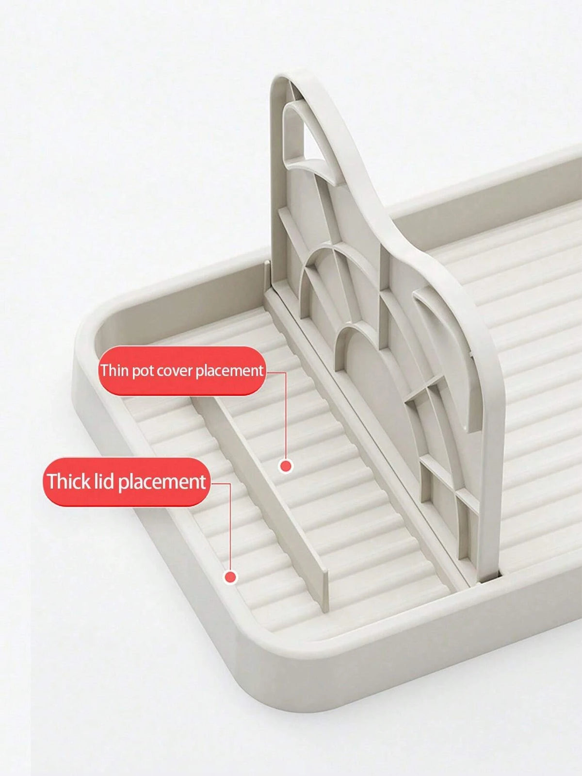 1/2pcs Pan Pot Lid Holder Stand Pan Pot