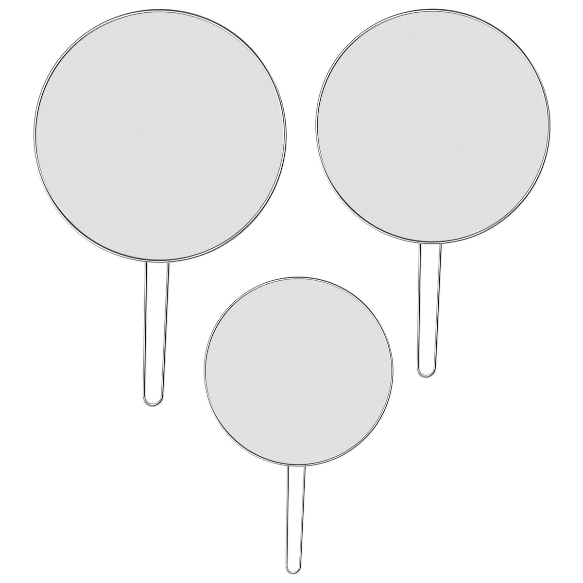 3pcs Stainless Steel Anti Splatter Guard Oil Net