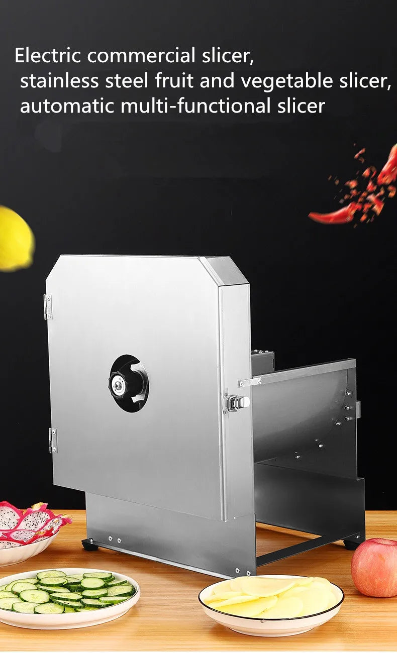 Lemon Fruit Slicer Electric Commercial Potato Slicer Cutting