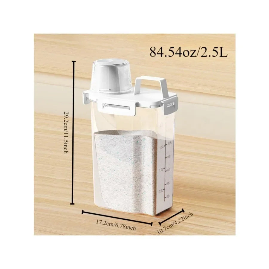 5l Covered Moisture-Proof Sealed Storage Container - Used
