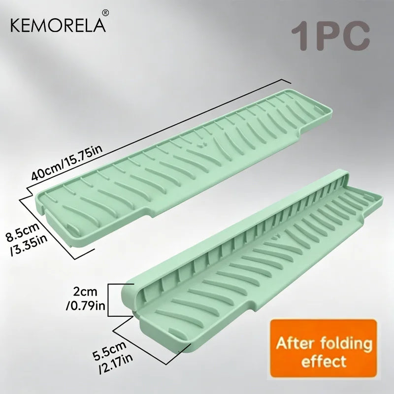 1pcs Faucet Silicone Mat Bathroom Anti-Slip Sink Drain