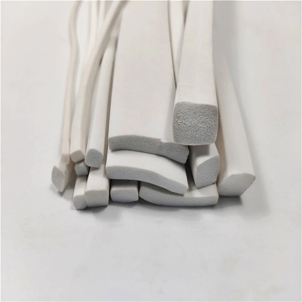 Length 1m To 10m Square White Silicone Foaming