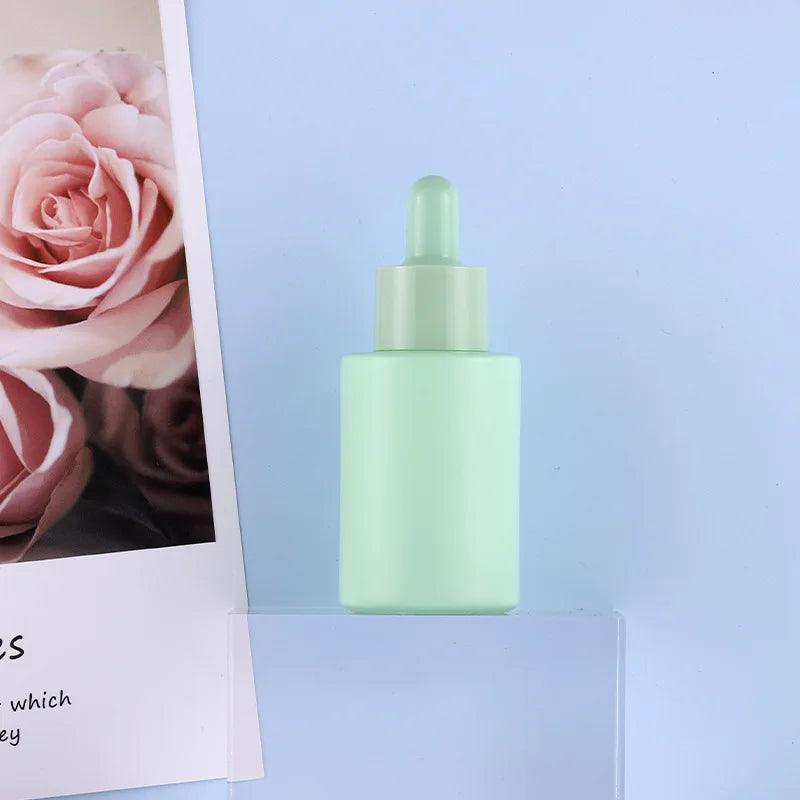 10/20/30/50pcs Glass Dropper Bottle Candy Color 30ml Essential