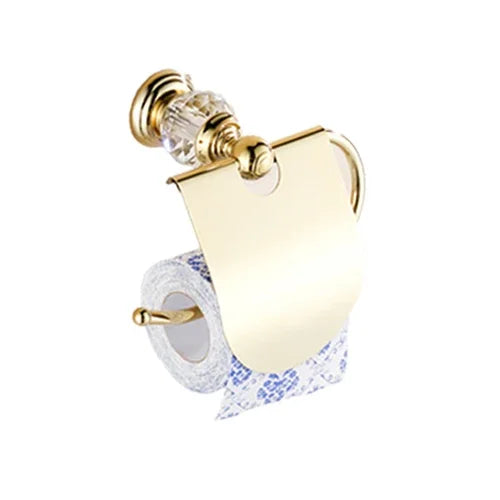 Zgrk Classical Bathroom Hardware Gold Polished Bath Wall-Mounted