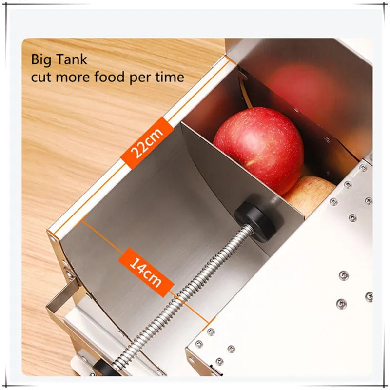 Lemon Fruit Slicer Electric Commercial Potato Slicer Cutting