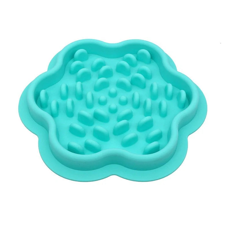 Pc Slow Feeder Bowl Pets - Non-Slip Silicone