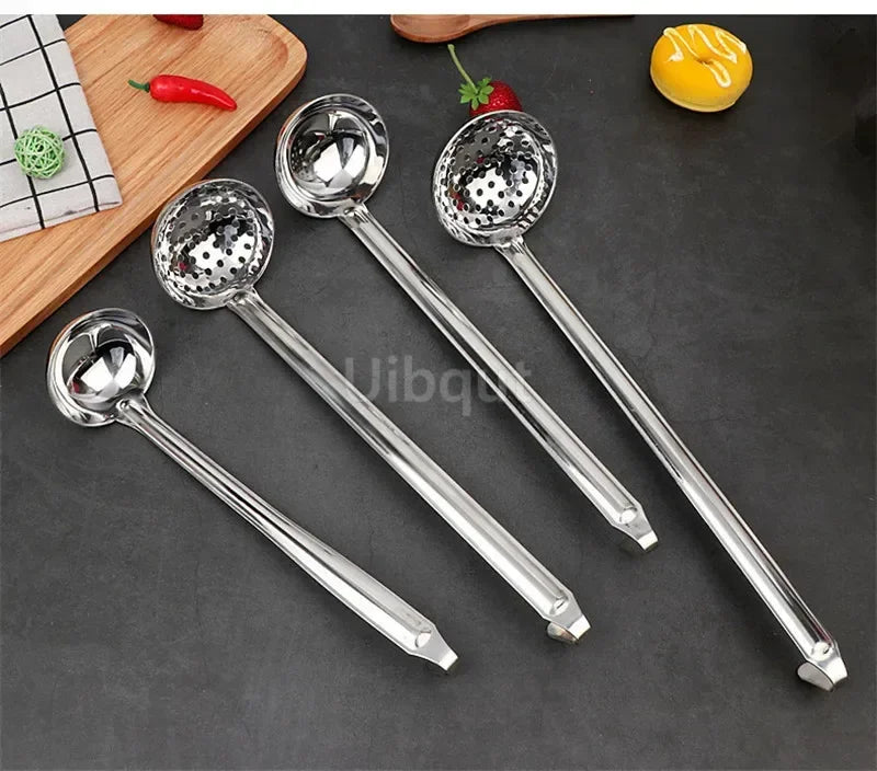 Stainless Steel Long Handle Ladle Serving Spoon Big
