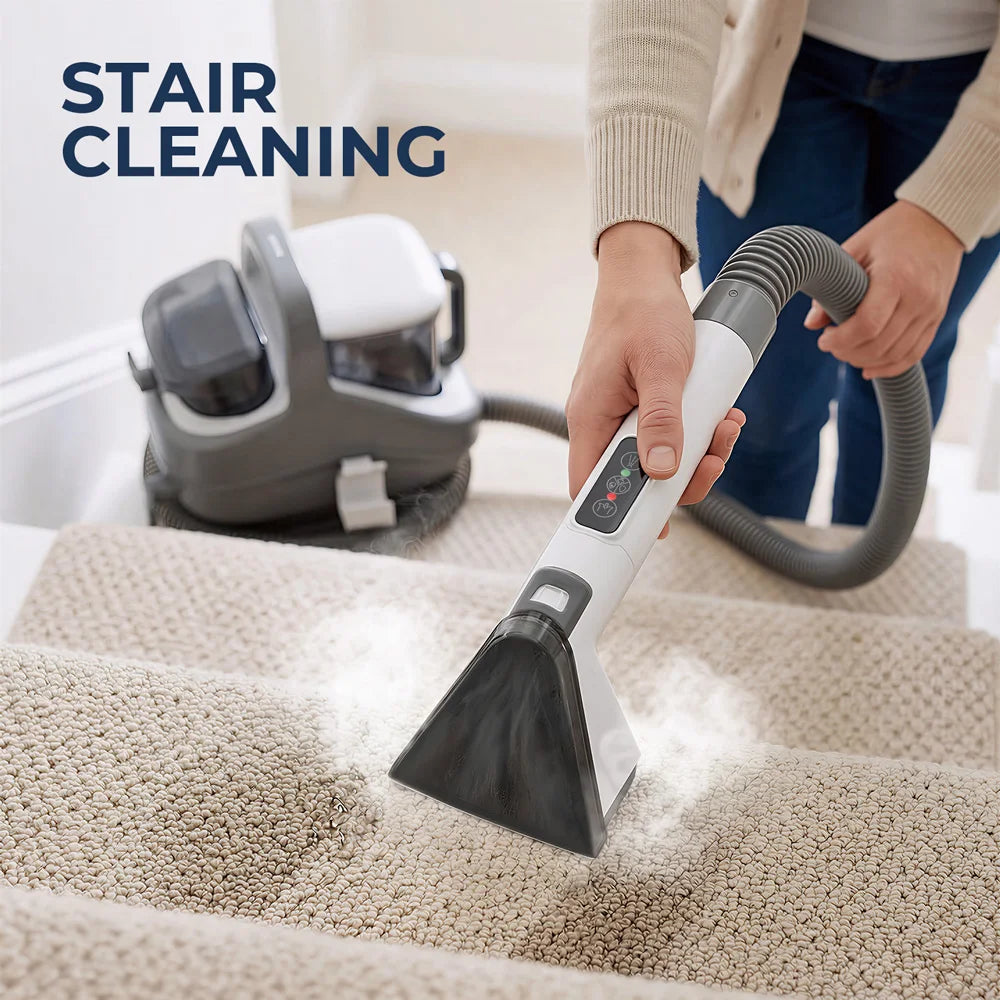 1300w Carpet Upholstery Cleaner 13kpa Suction 100 Steam