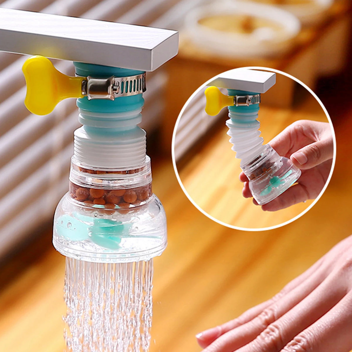 Universal 360 Rotation Faucet Bubbler Swivel Water Saving