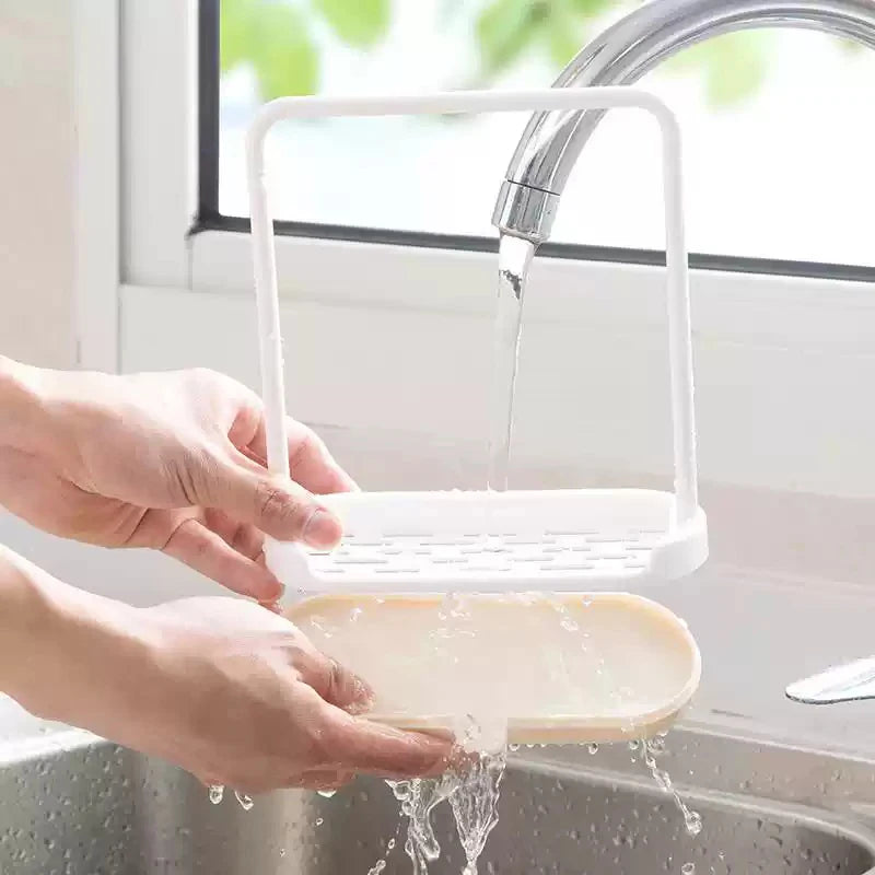 Dishcloth Drainer Rack Towel Rack Dishcloth Holder Countertop