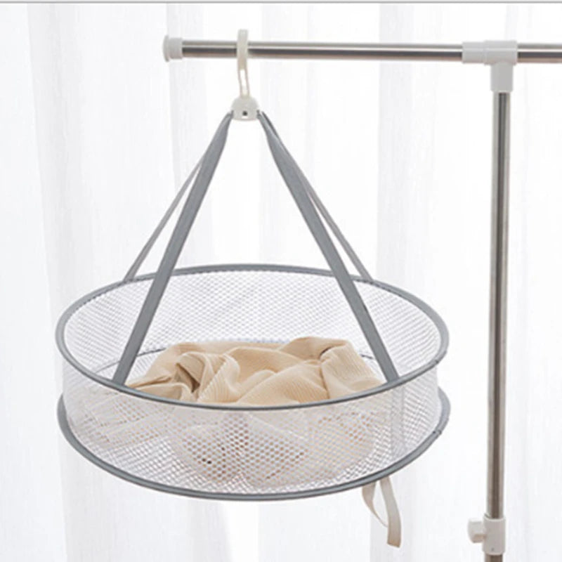 Clothes Drying Basket Hanging Sweater Net Pocket Thickened