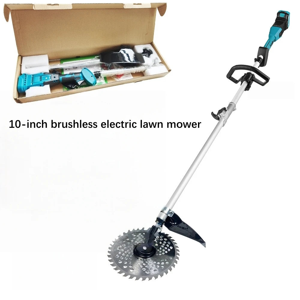 High-Power 9-Inch Brushless Electric Lawn Mower Garden Yard