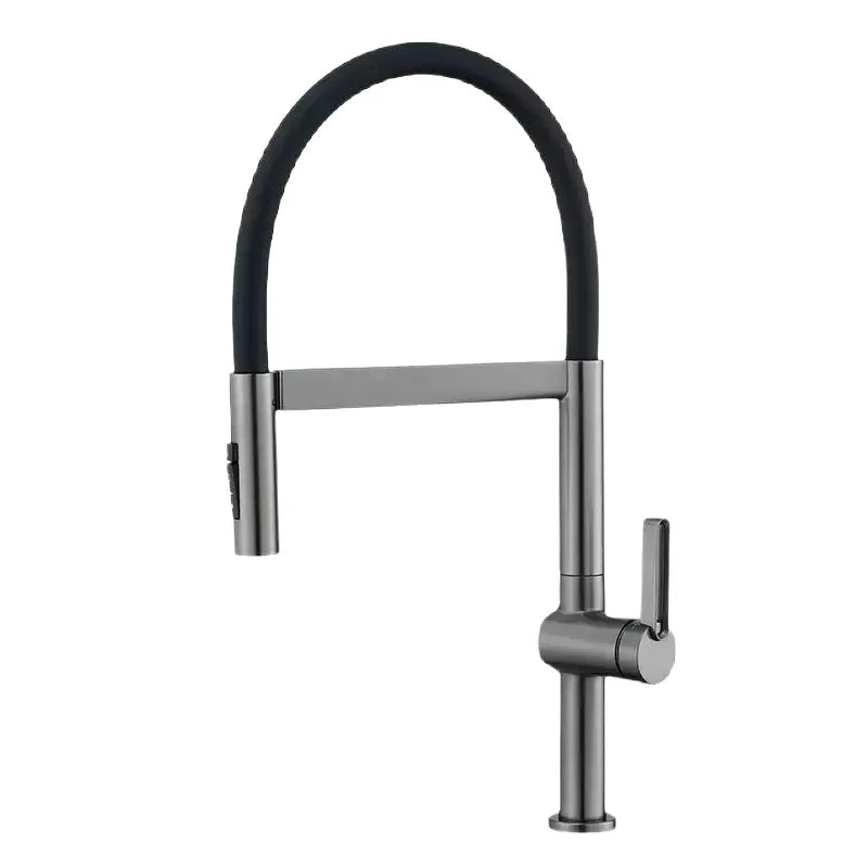 Gray Faucet Sink Faucets Brass Pull Down Sprayer