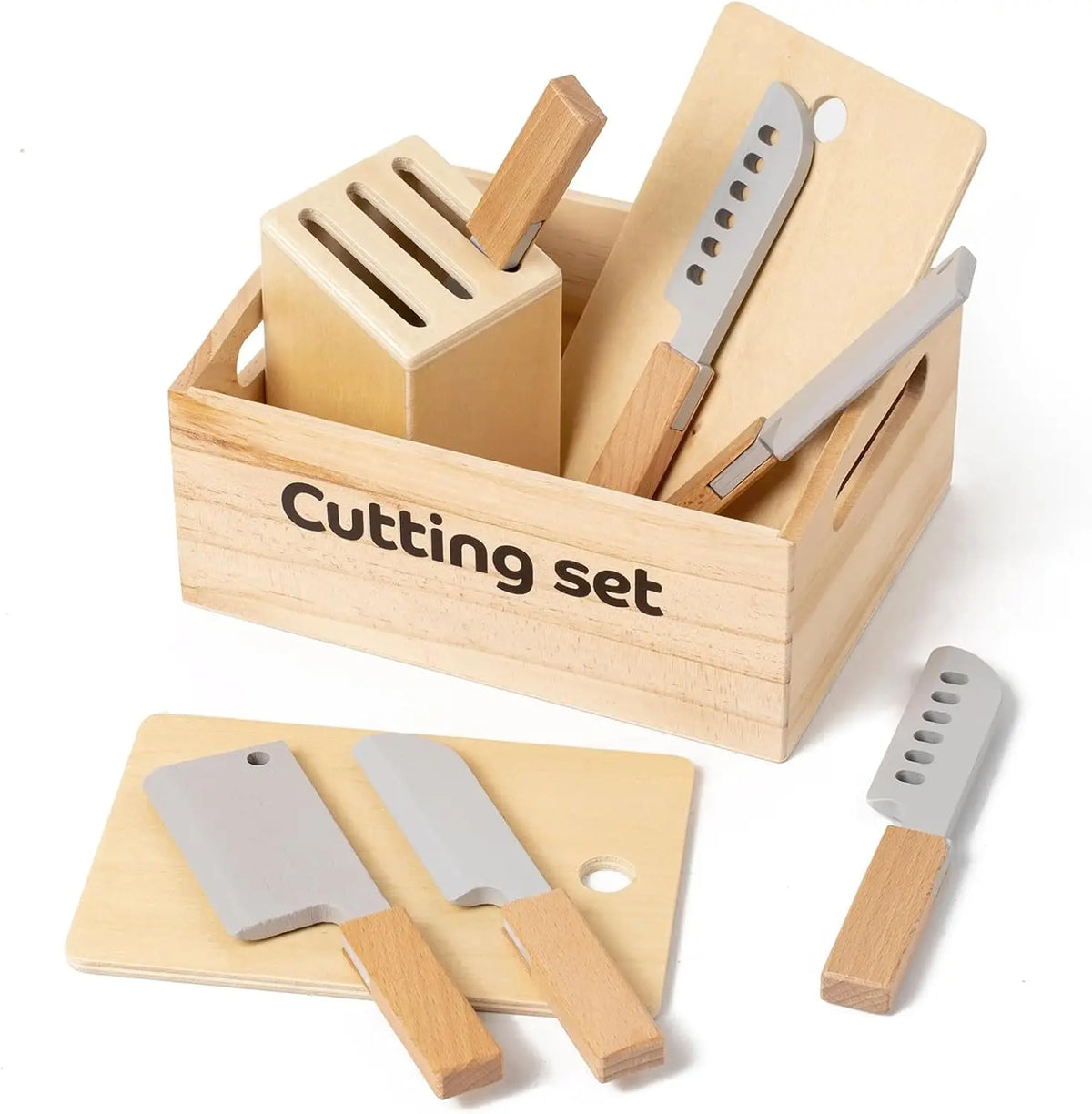 Wooden Pretend Play Toys Cutting Food Fruit Vegetable