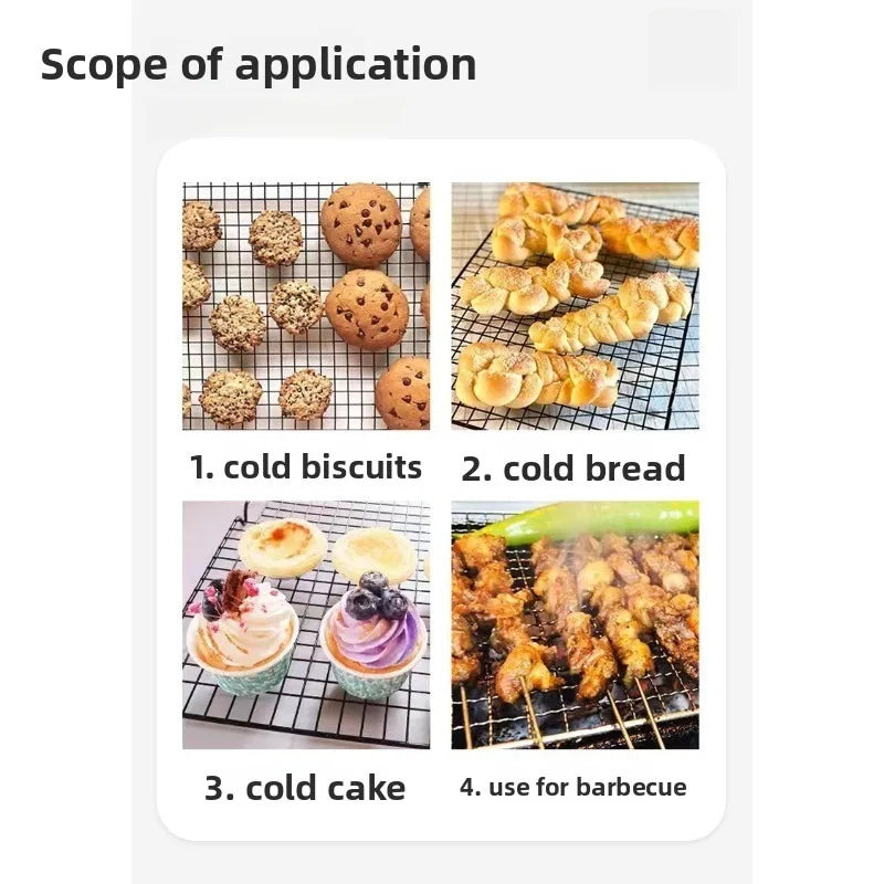 Baking Cake Folding Cooling Rack Rectangular Grid Small