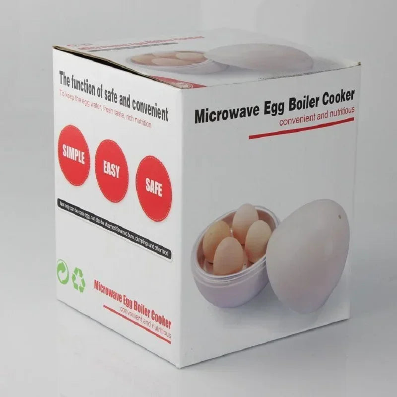 Capacity Eggs Microwave Egg Steamer Boiler Cooker Easy