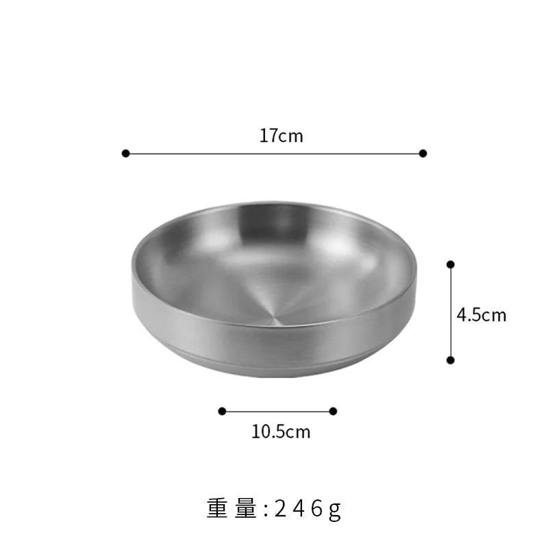 Korean 304 Stainless Steel Sauce Dish Small Dish