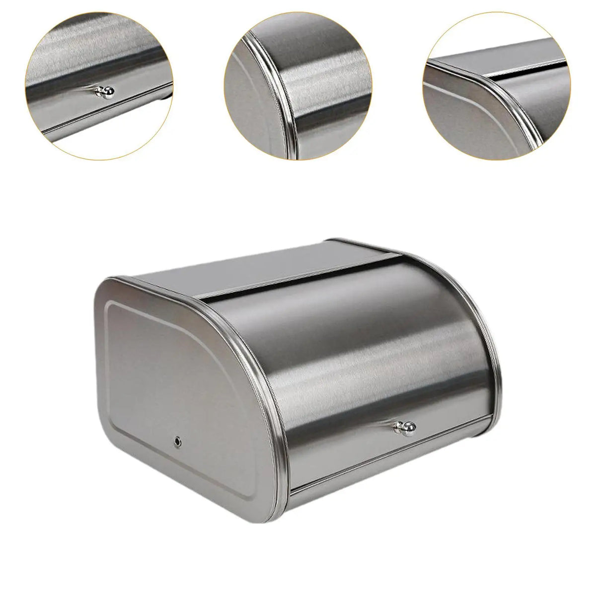 Metal Bread Box Bread Keeper Large Capacity Rustic