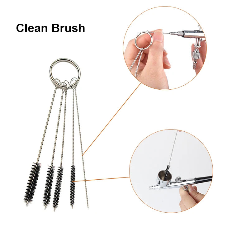 Tm100-116w Professional Mini Airbrush Compressor Kit Cake