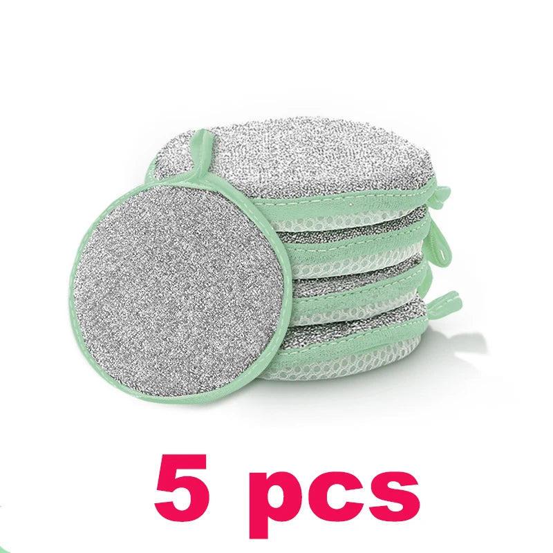 Dish Washing Sponge Dishwashing Magic Sponges Cloth Double-Sided