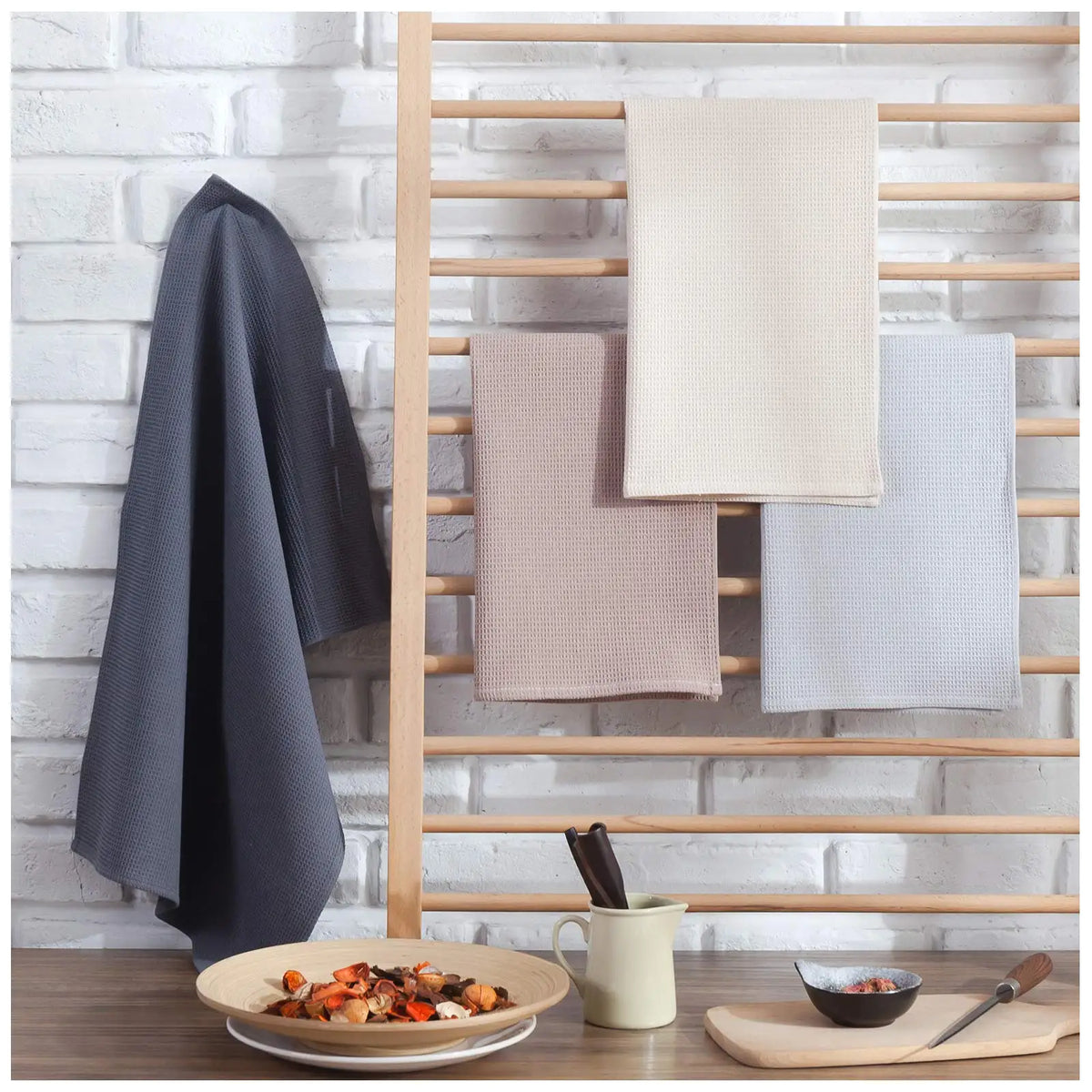 Dish Towels 100 Cotton Waffle Weave Towels Super