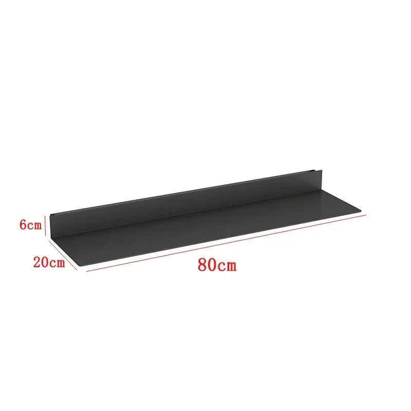 Iron Floating Wall Shelf Storage Organizer Shelves Bathroom