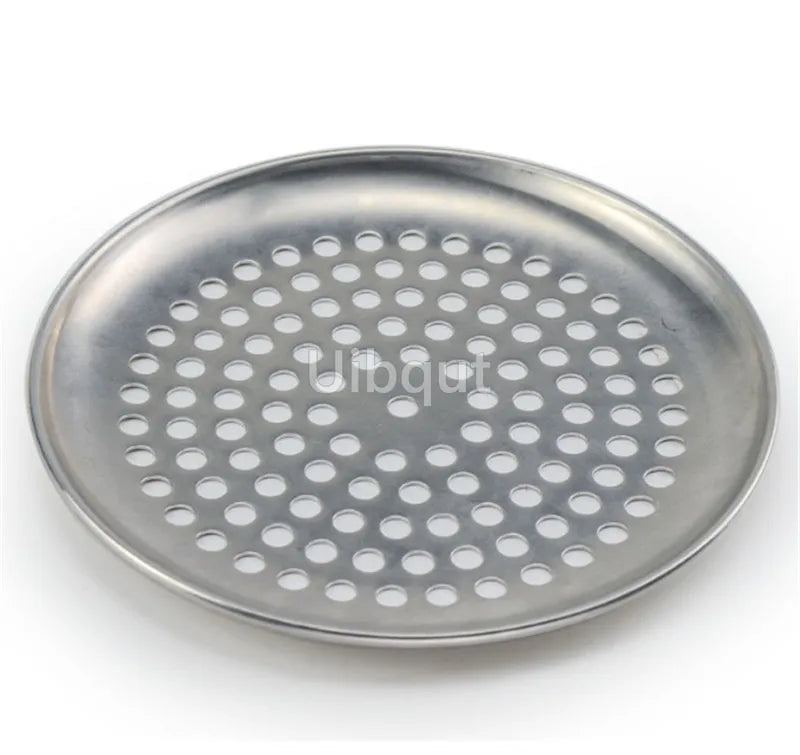 Aluminum Pans Holes Non-Stick Round Pizza Baking Tray