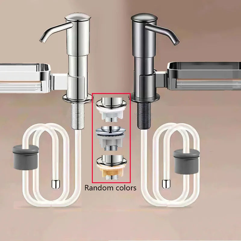 Counrtertop Dishes Soap Dispenser Extention Tube Sets Hand