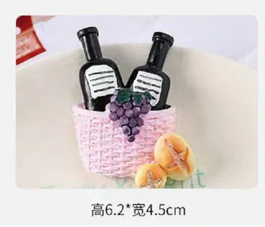 Girl Is Cute Creative Resin Refrigerator Magnets Emulating