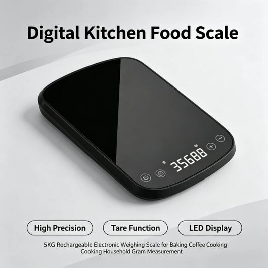 Duka Digital Scale Rechargeable High Precision Touch Screen
