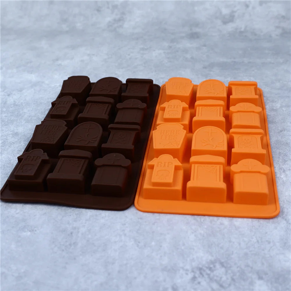 Halloween Pumpkin Chocolate Silicone Mold Candy Biscuit Jelly