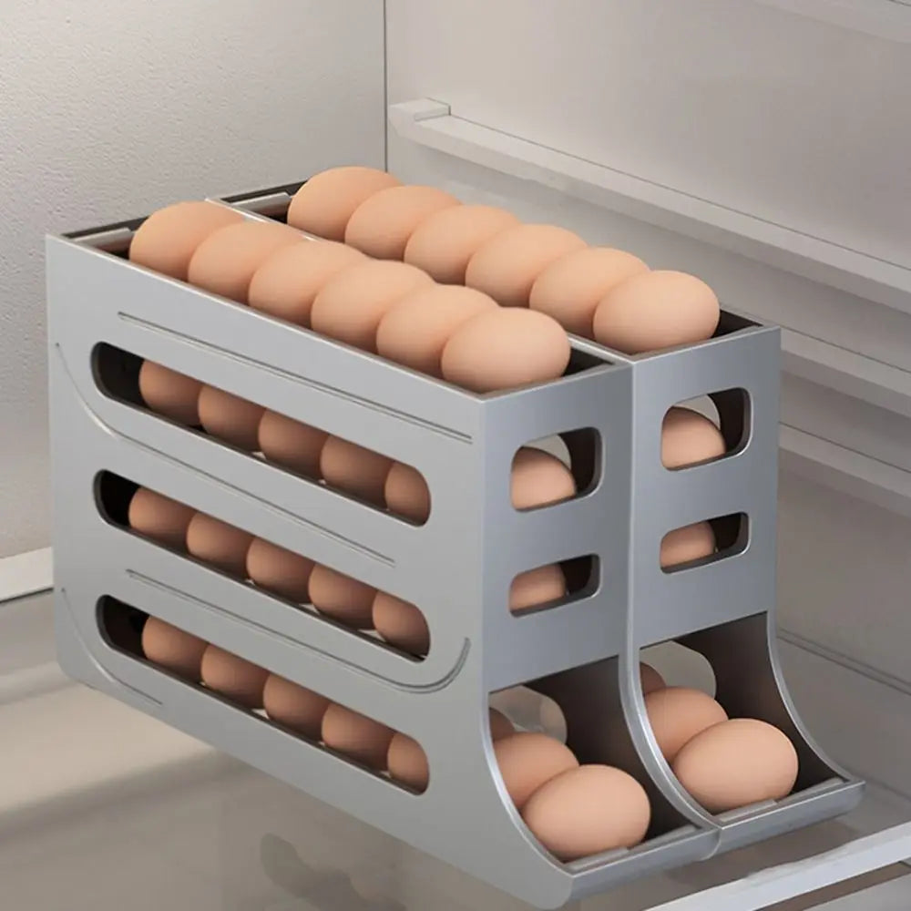 Practical Refrigerator Egg Storage Box 30 Grids Plastic