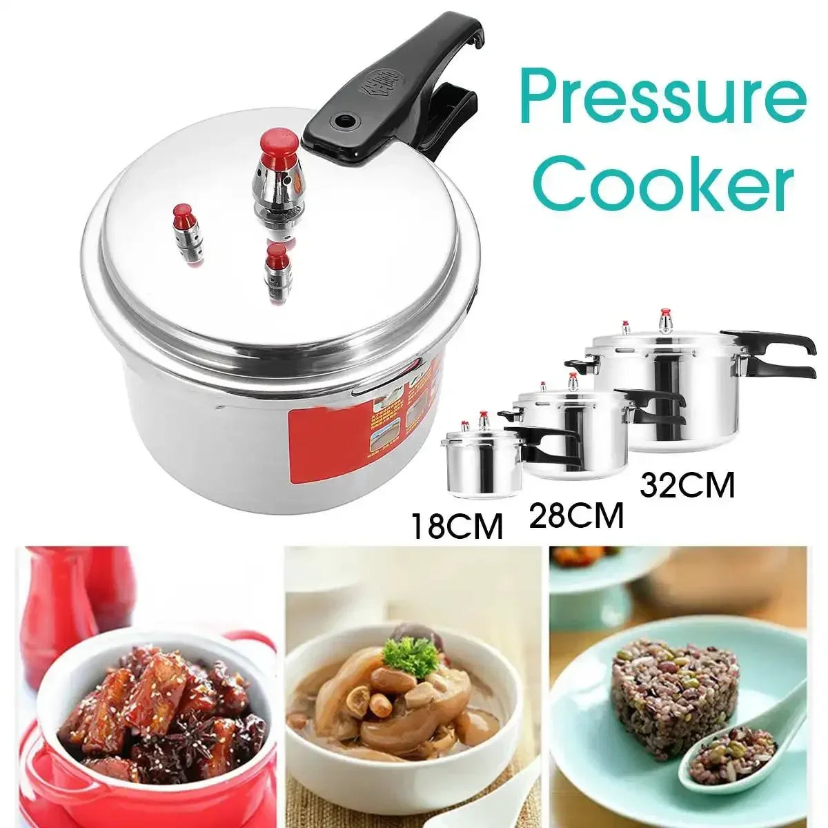 18/20/22/28/32cm 304 Stainless Steel Pressure Cooker Electric