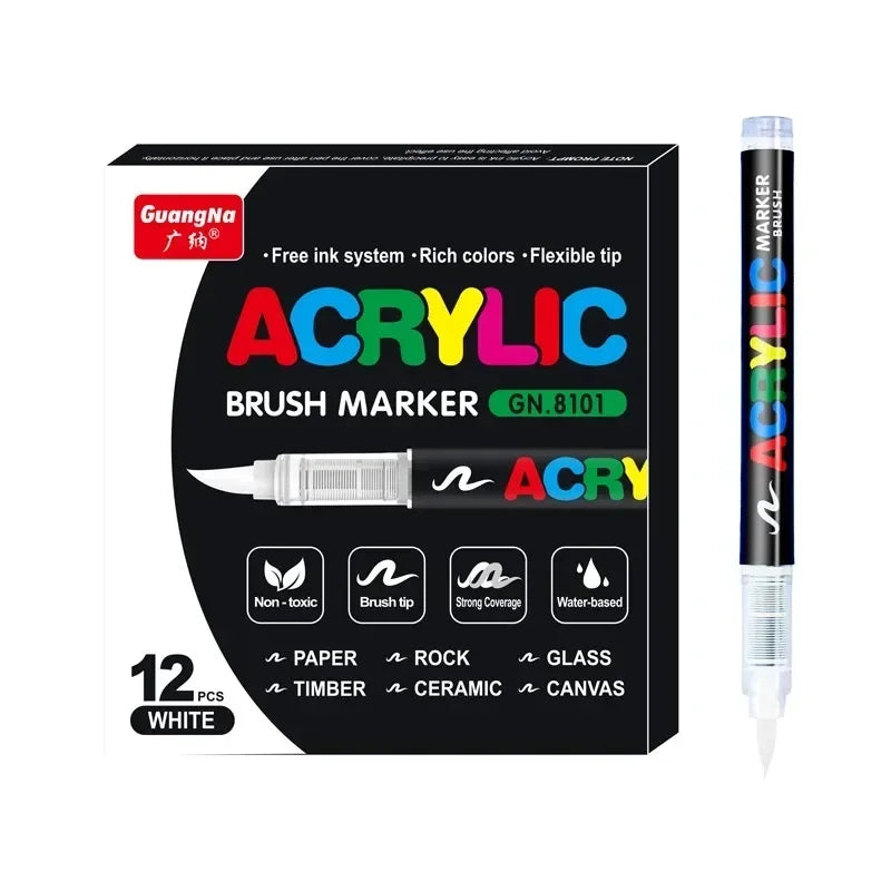Guangna 12-120/240-360 Colors Acrylic Paint Pen Markers Acrylic