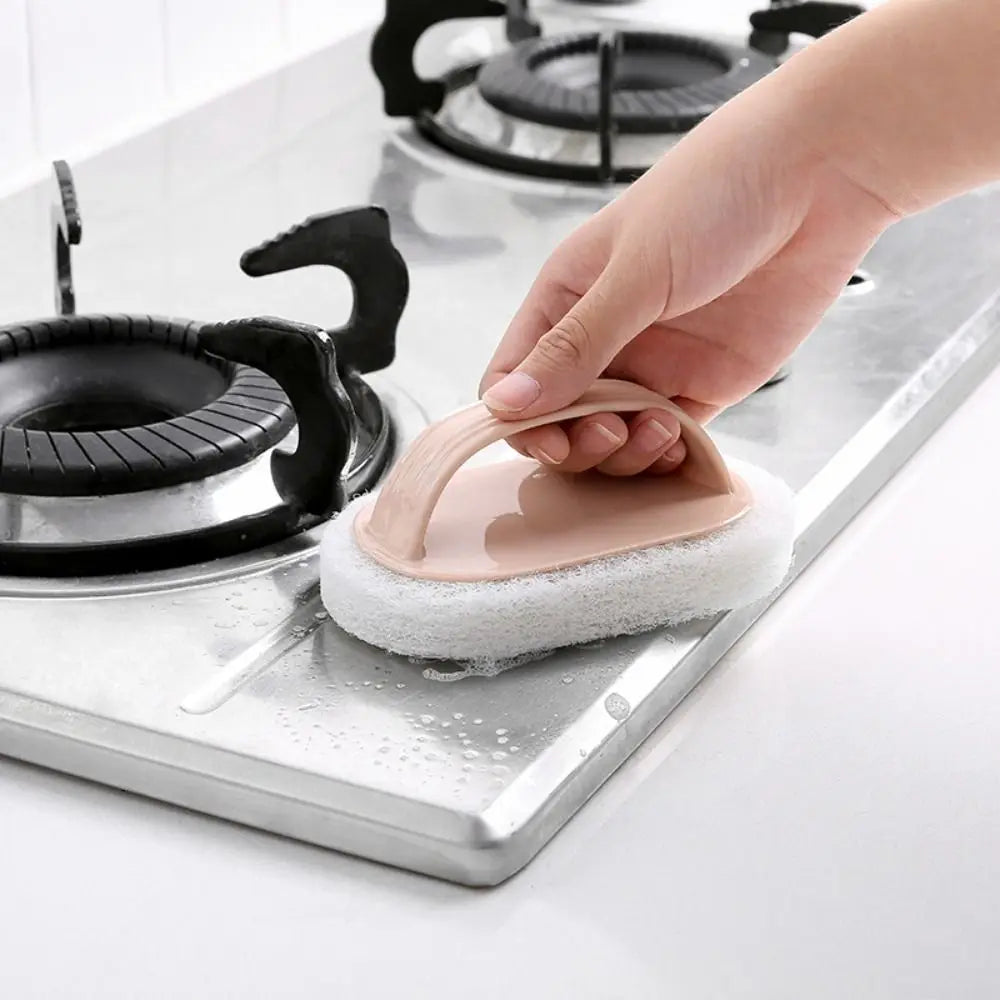 Sponge Bathroom Brush Sponge Bottom Bath Cleaning Brush