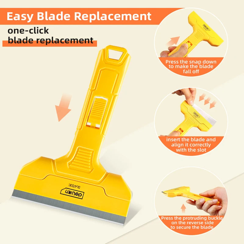 100mm Cleaning Shovel Cutter Cleaning Knife Glass Floor