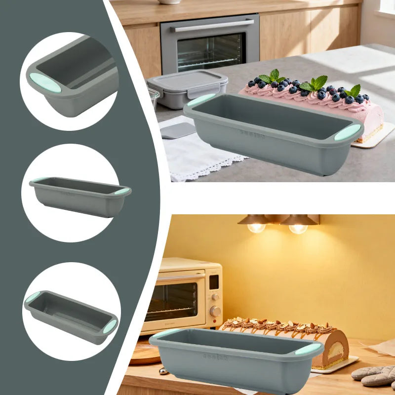Silicone Loaf Pan Large Non-Stick Oven Dish Professional