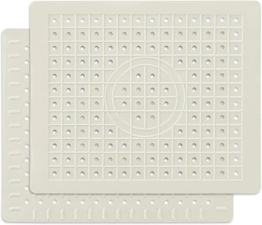 Sink Mat 12 10 Pack Cream White Non-Slip